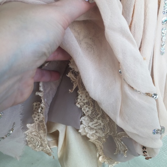 Vintage 90s Y2K Boho Glam Party Dress Mandalay - Picture 7 of 12